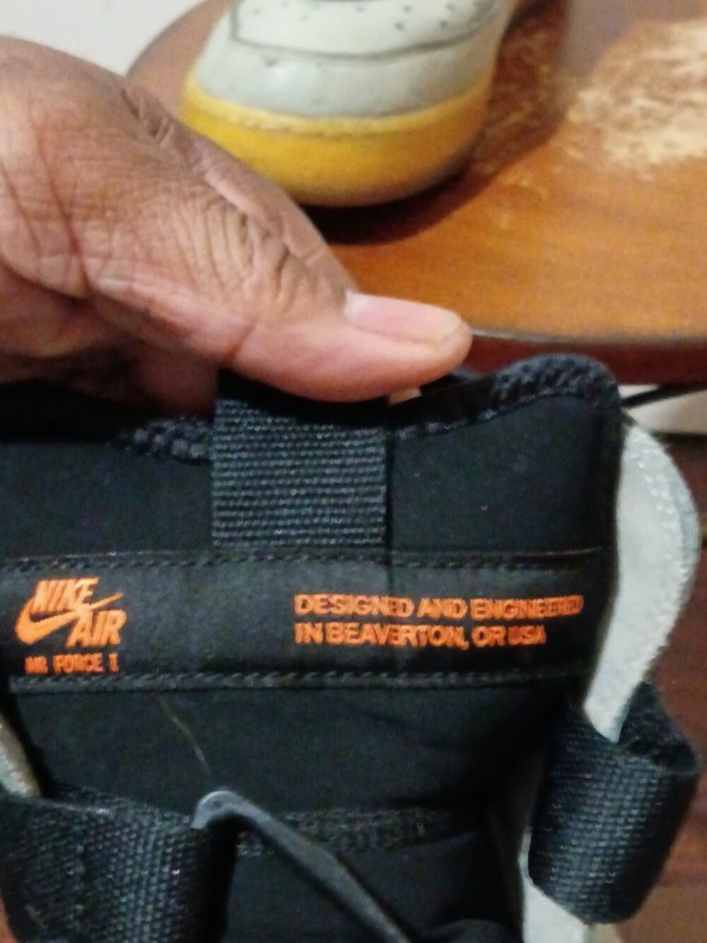 Size 11 - Nike Air Force 1 Utility Mid Spruce Fog / Rare High top Air Force Ones - Picture 6 of 15